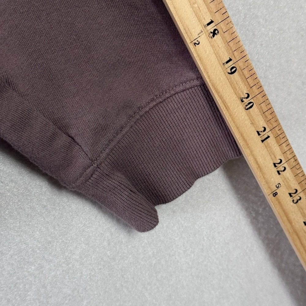 PACT Sweatshirt Women XL Organic Cotton Quarter 1/4 Zip Relaxed Pullover Pockets - Picture 12 of 13